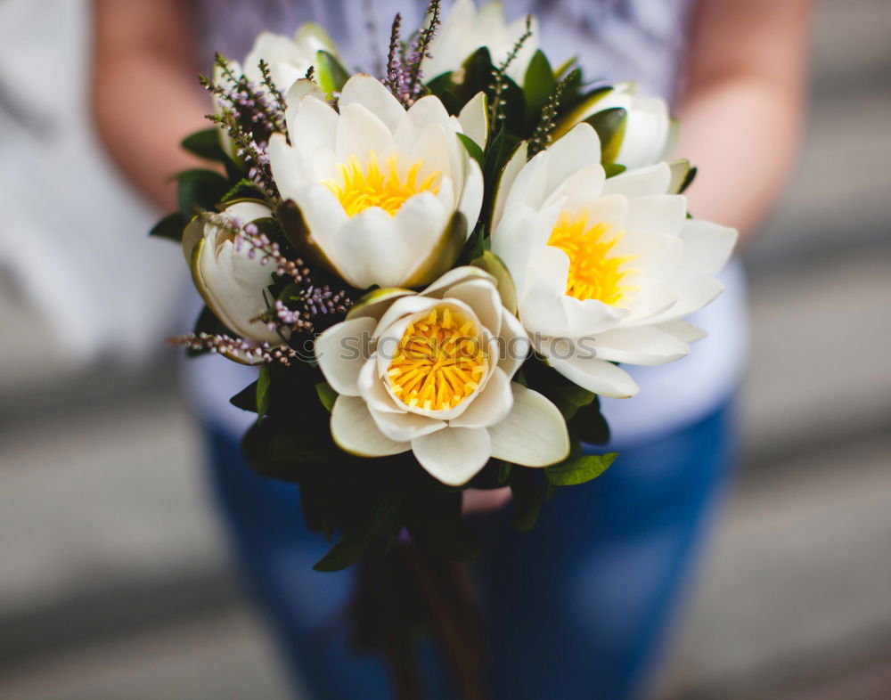 Similar – Image, Stock Photo bridal couple Happy Event