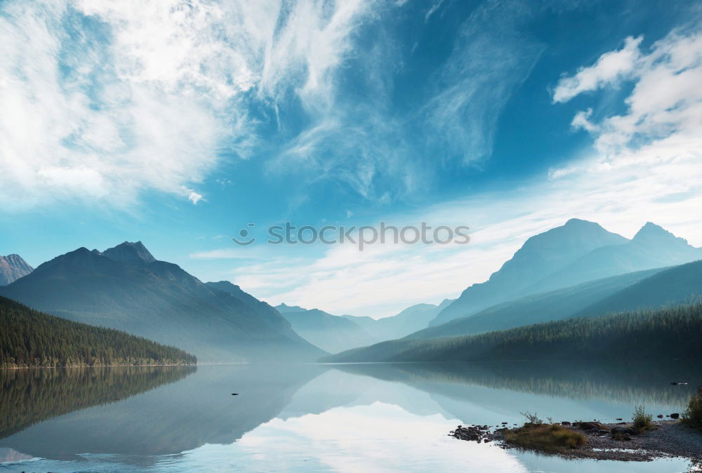 Similar – Lonely lake in Norway in the mountains