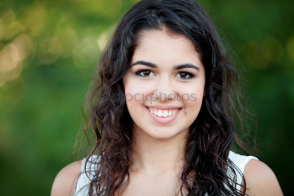 Image, Stock Photo Beautiful brunette girl