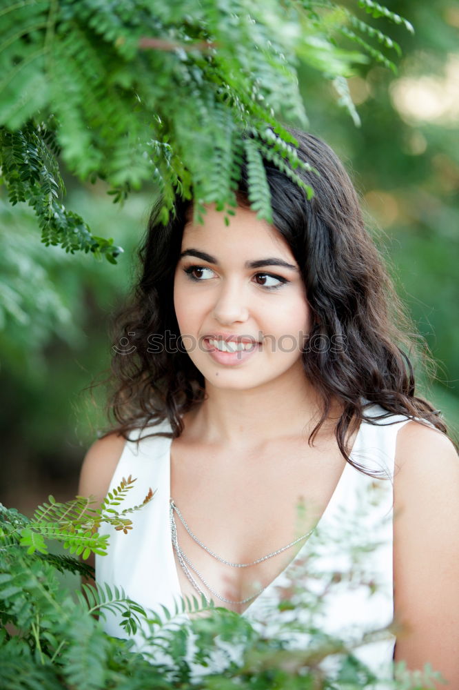 Similar – Image, Stock Photo Beautiful brunette girl