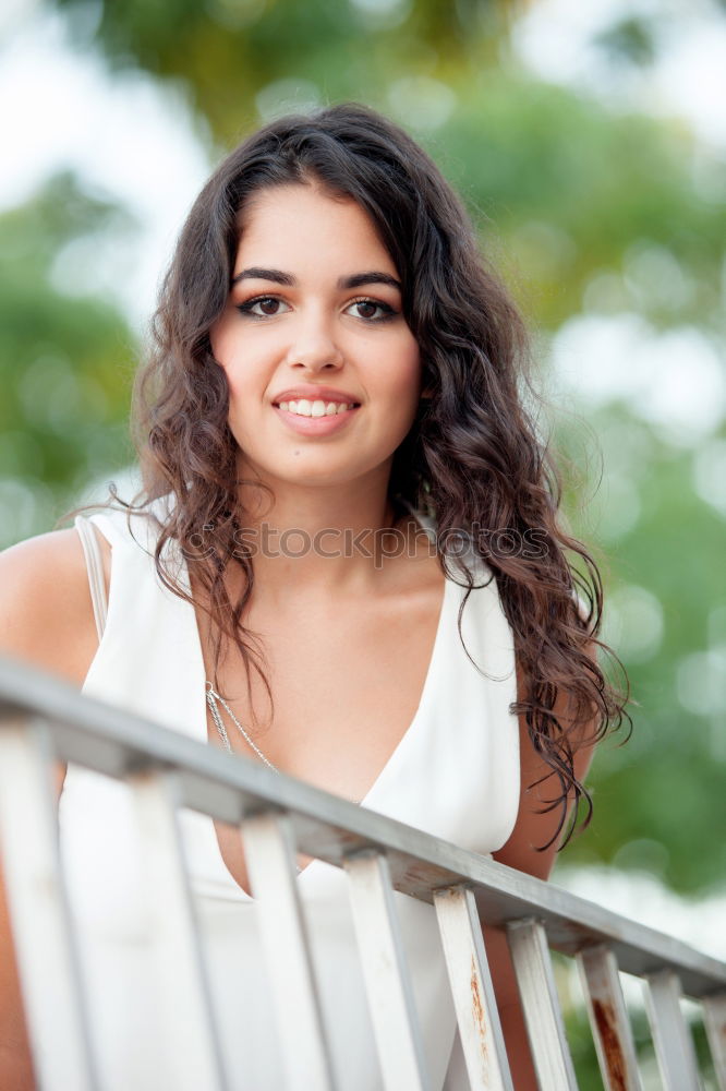 Similar – Image, Stock Photo Beautiful brunette girl