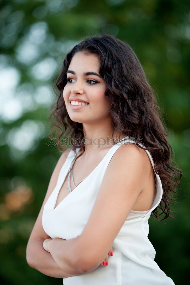 Image, Stock Photo Beautiful brunette girl