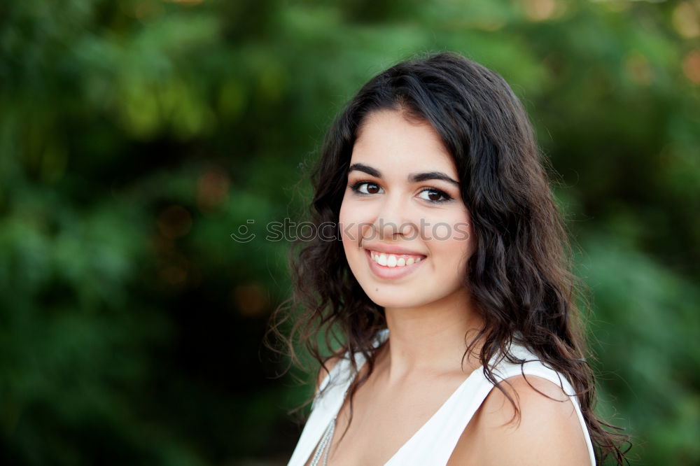 Similar – Image, Stock Photo Beautiful brunette girl