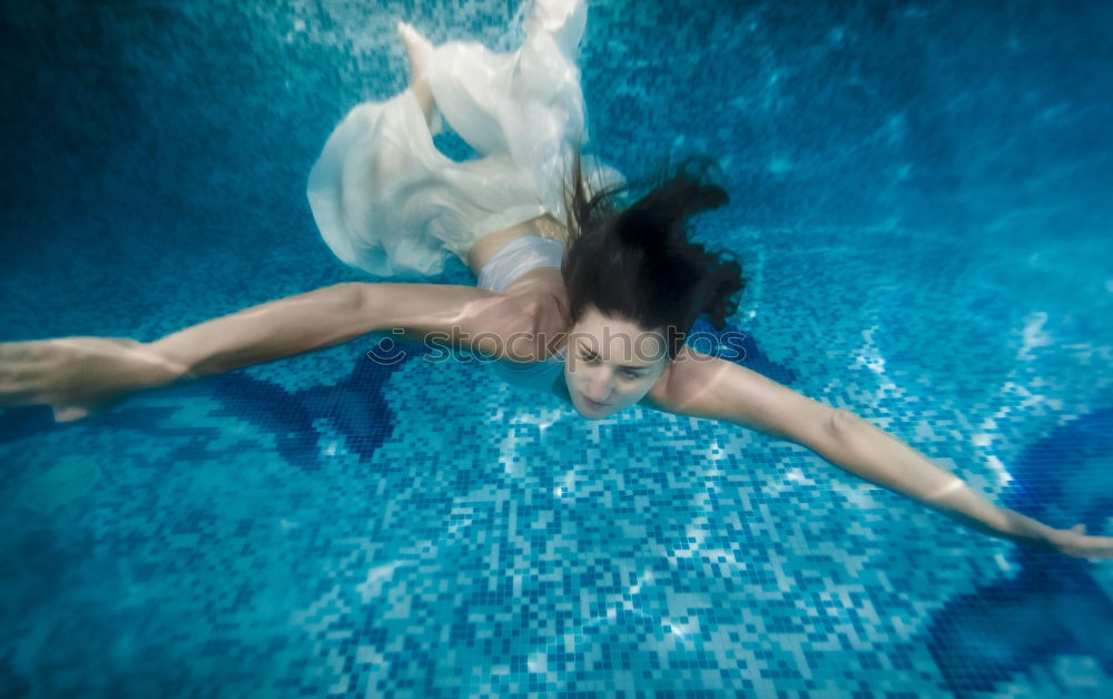 Similar – nude woman underwater