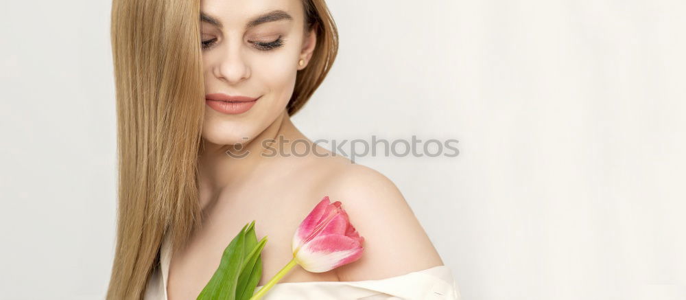 Similar – Image, Stock Photo Spring_05 Feminine