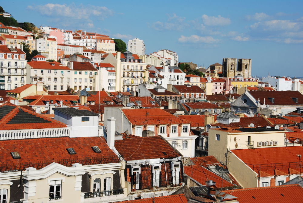 Similar – Image, Stock Photo Downtown Lisbon Skyline Of Old Historical City In Portugal