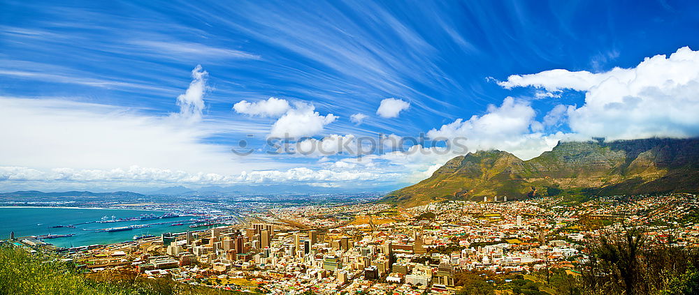 Similar – Image, Stock Photo Panoramic view of Rio de Janeiro from above, Brazil