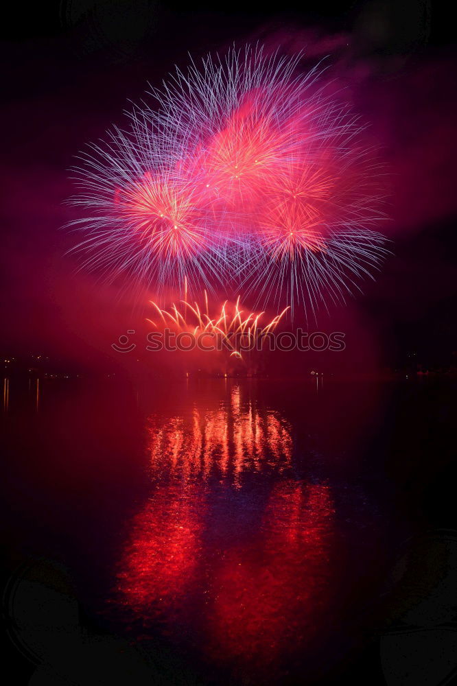 Similar – Image, Stock Photo Red colorful holiday fireworks