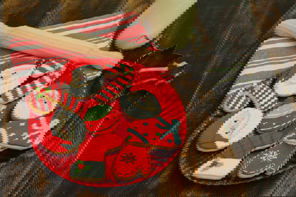 Image, Stock Photo Delicious Christmas Cookies