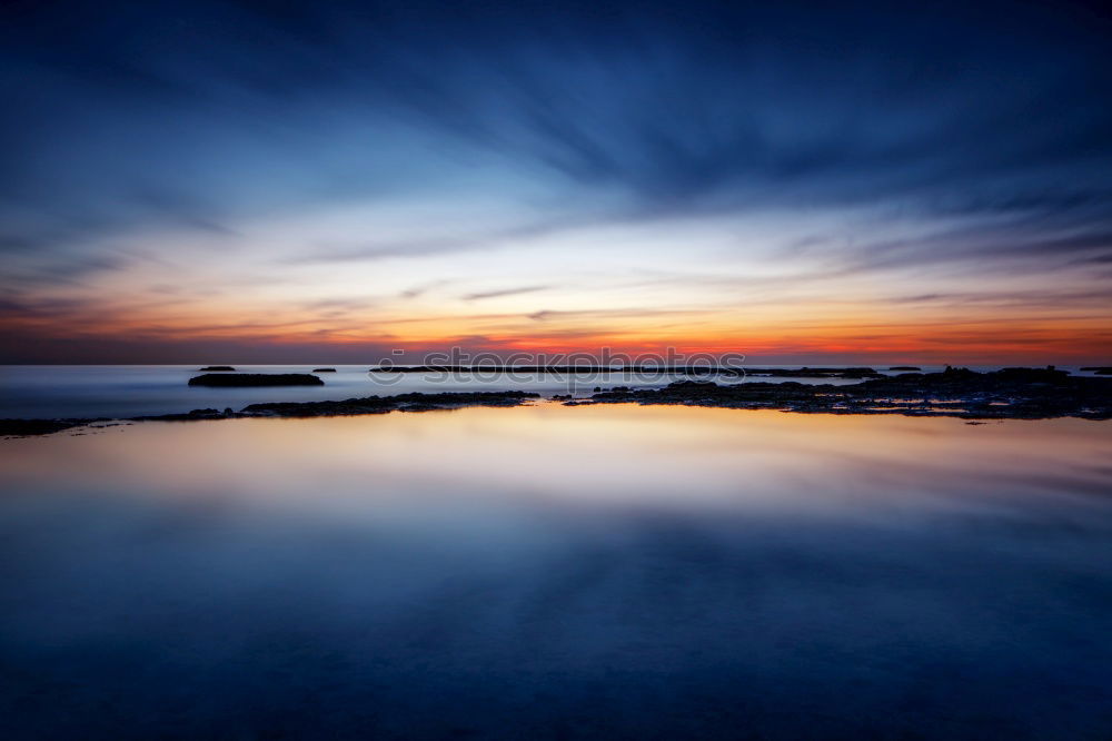 Similar – Baltic Sea in the evening