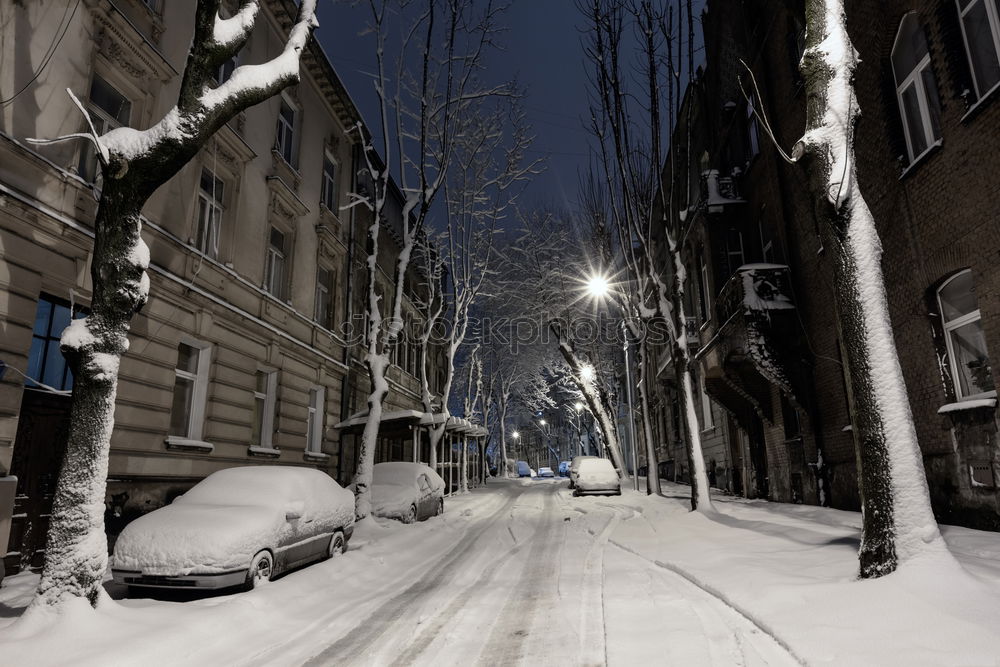 Similar – Image, Stock Photo tracks Winter Snow