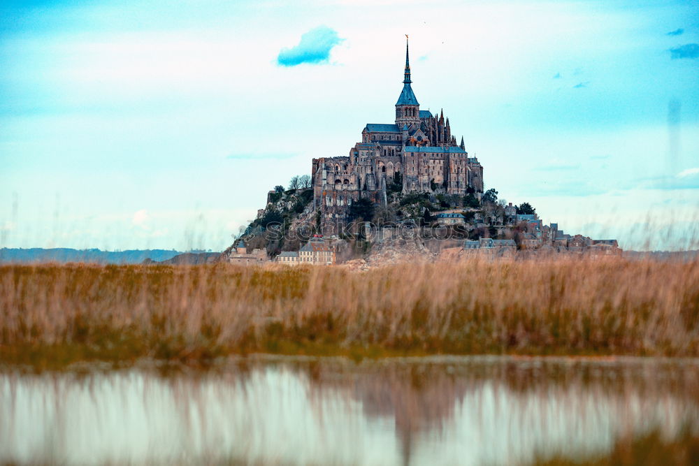 Similar – Mont-Saint-Michel and the sheep