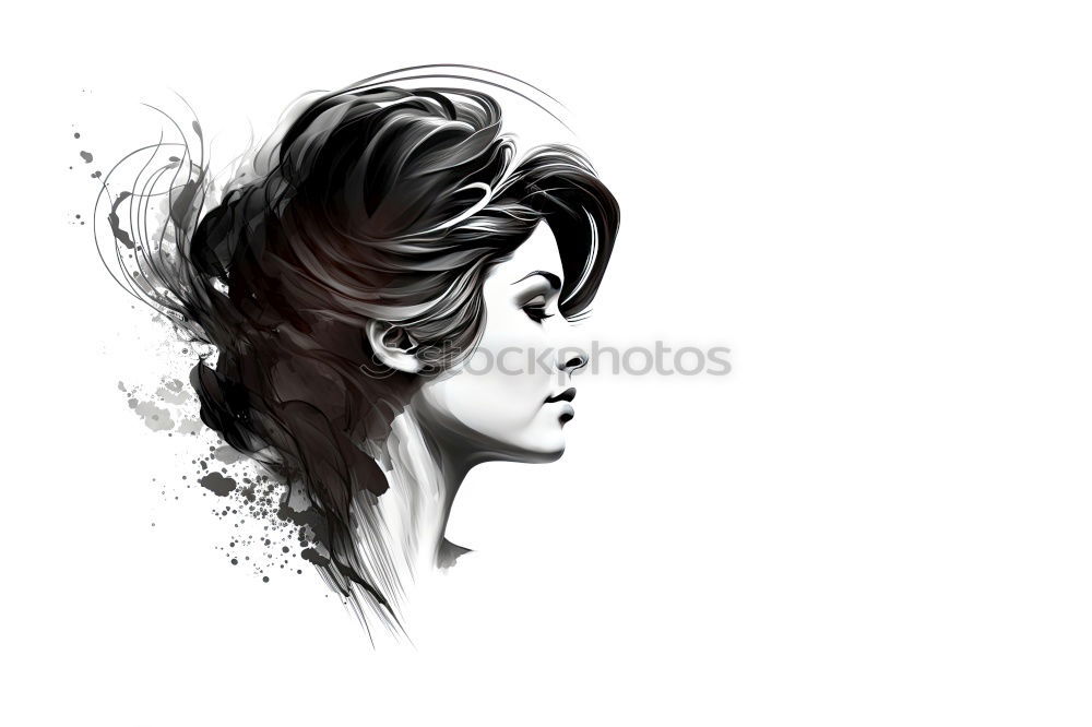 Similar – Image, Stock Photo End of April Woman