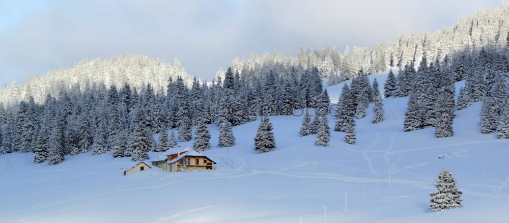 Similar – Holzhütte Winter