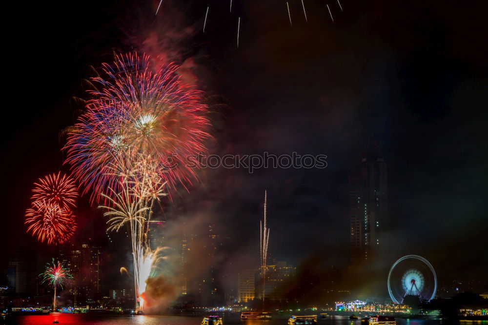 Similar – Freudenfeuerwerk zum 300sten