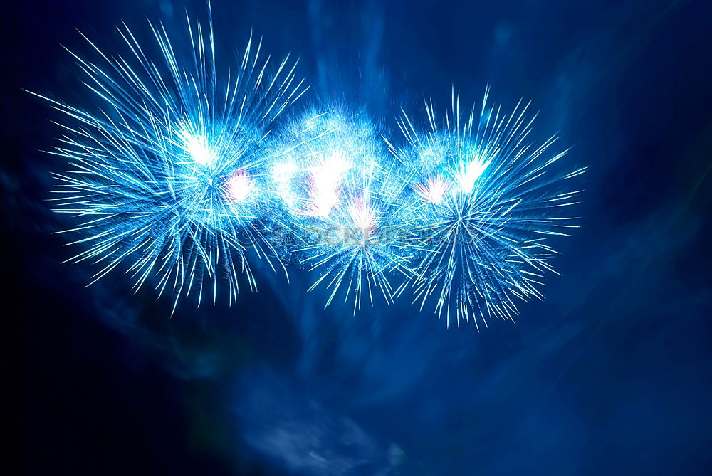 Similar – Image, Stock Photo Blue colorful fireworks