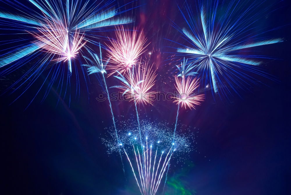 Similar – Blue colorful fireworks