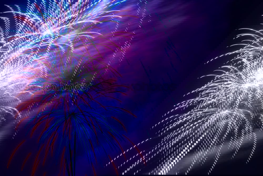 Similar – Image, Stock Photo Blue colorful fireworks