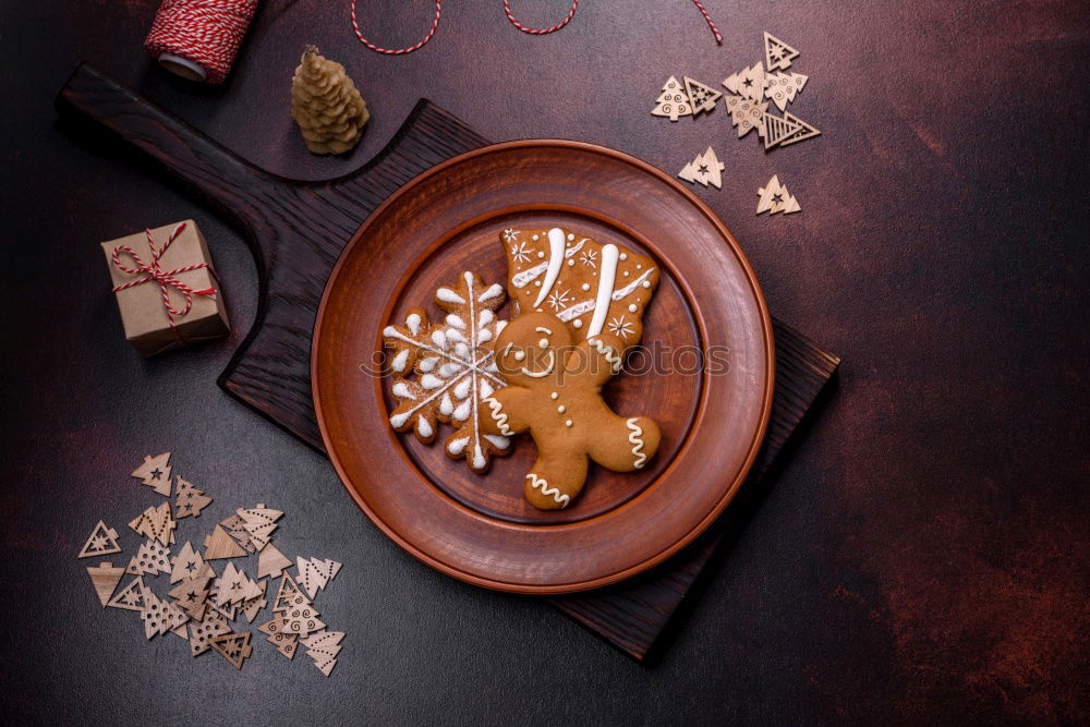 Similar – plate full of christmas cookies