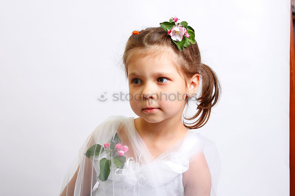 Similar – Image, Stock Photo Lovely little girl against pink background