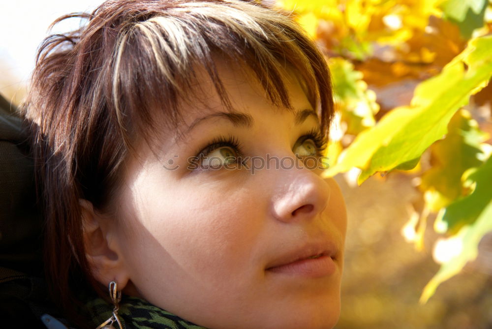 Similar – Image, Stock Photo outside with s…. Woman