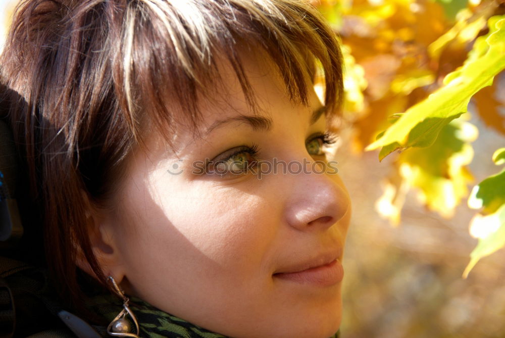 Similar – Image, Stock Photo outside with s…. Woman