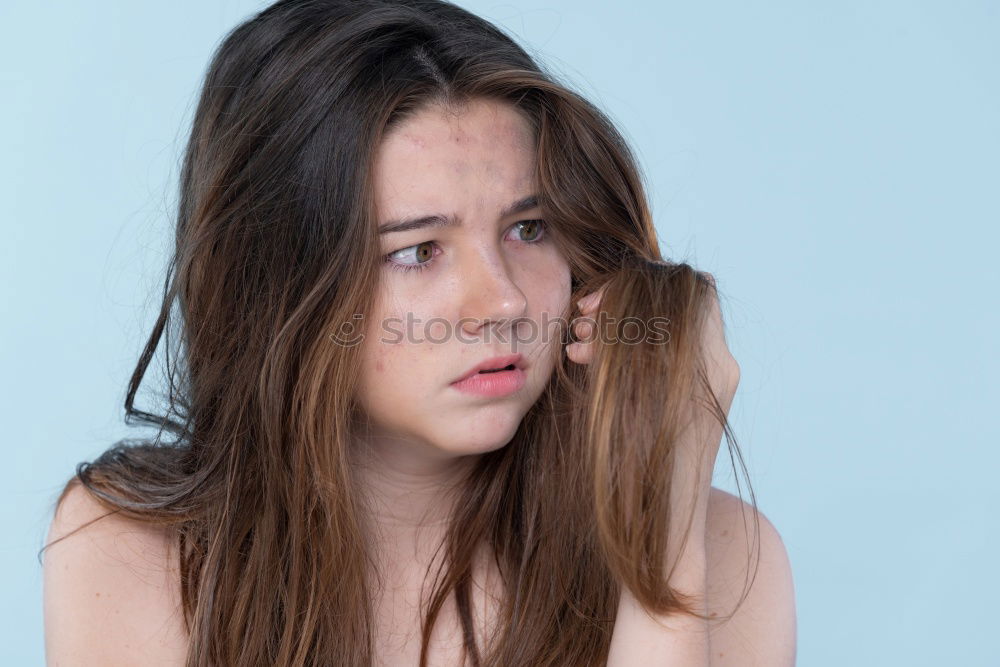 Similar – Image, Stock Photo Attractive woman with apple