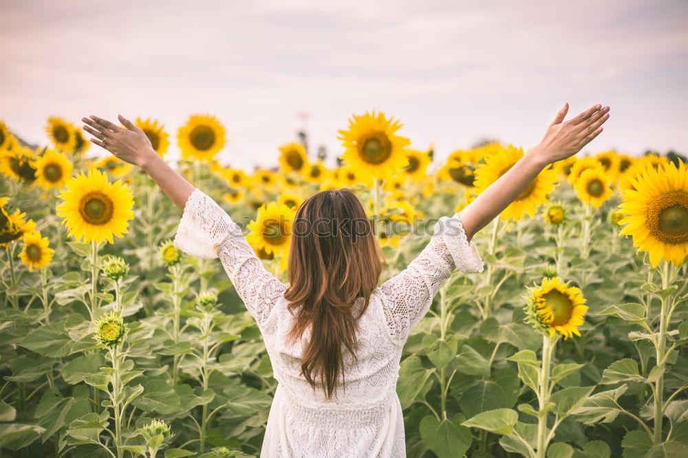 Similar – Image, Stock Photo Sunny Human being Feminine