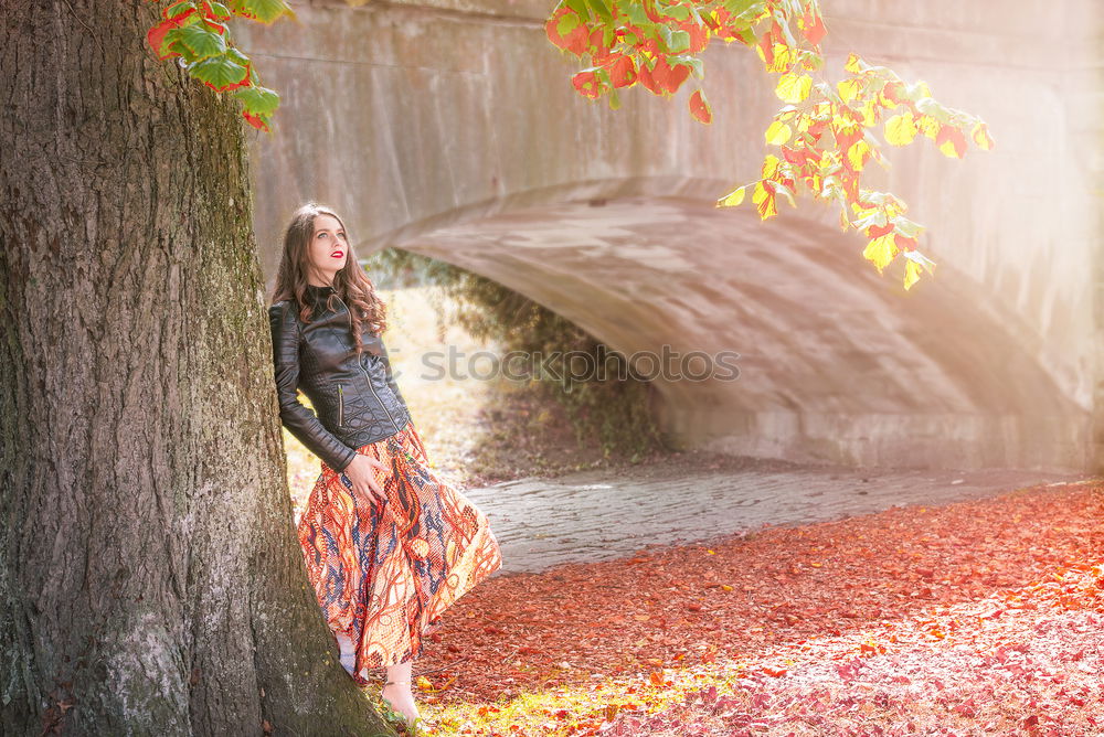 Similar – Image, Stock Photo forest Child Girl Infancy