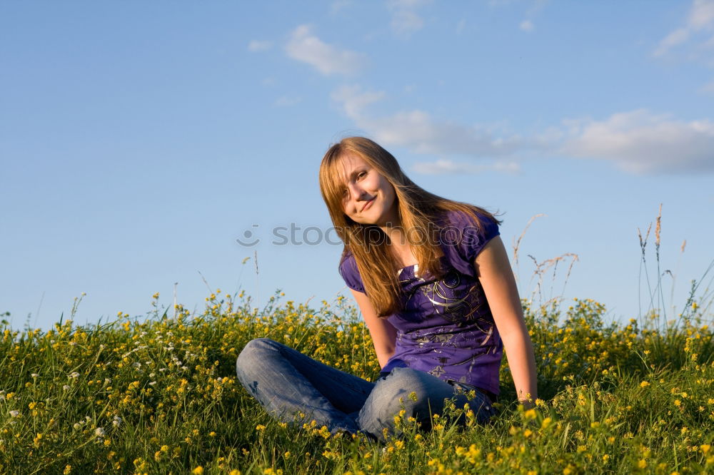 Similar – aerial Hand Dandelion Blow