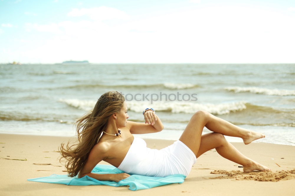 Similar – athletic woman eating an apple