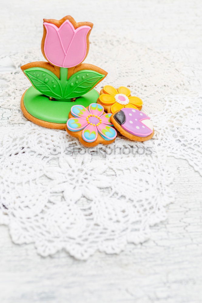 Similar – Image, Stock Photo Old spoons on the plate with Easter egg