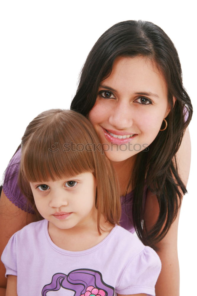 Similar – Image, Stock Photo Happiest mother and daughter