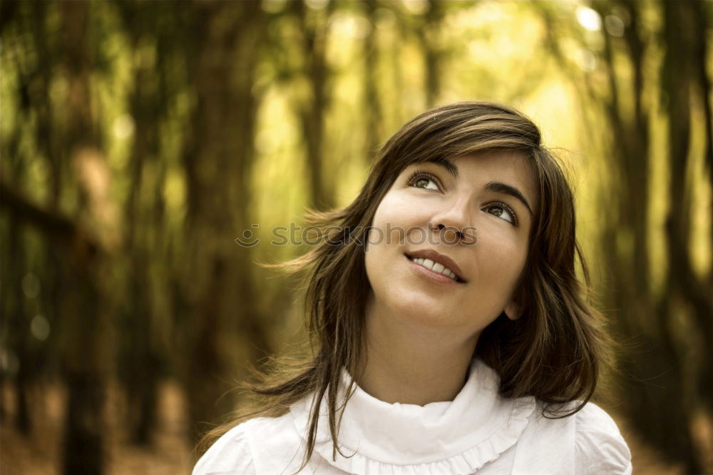 Similar – Image, Stock Photo A pretty girl in the countryside