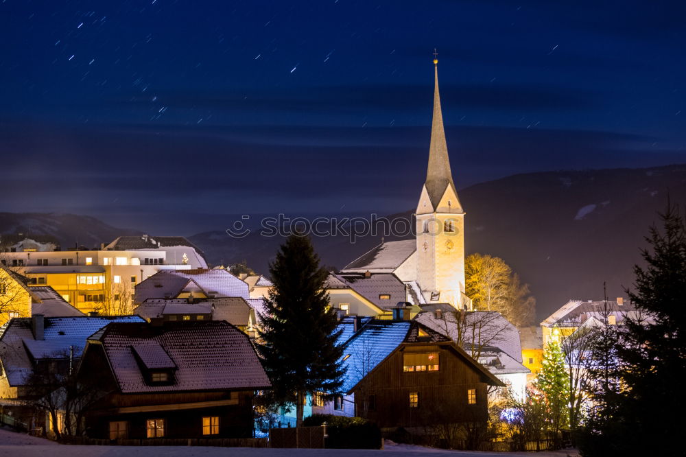 Similar – Image, Stock Photo WinterNight0205