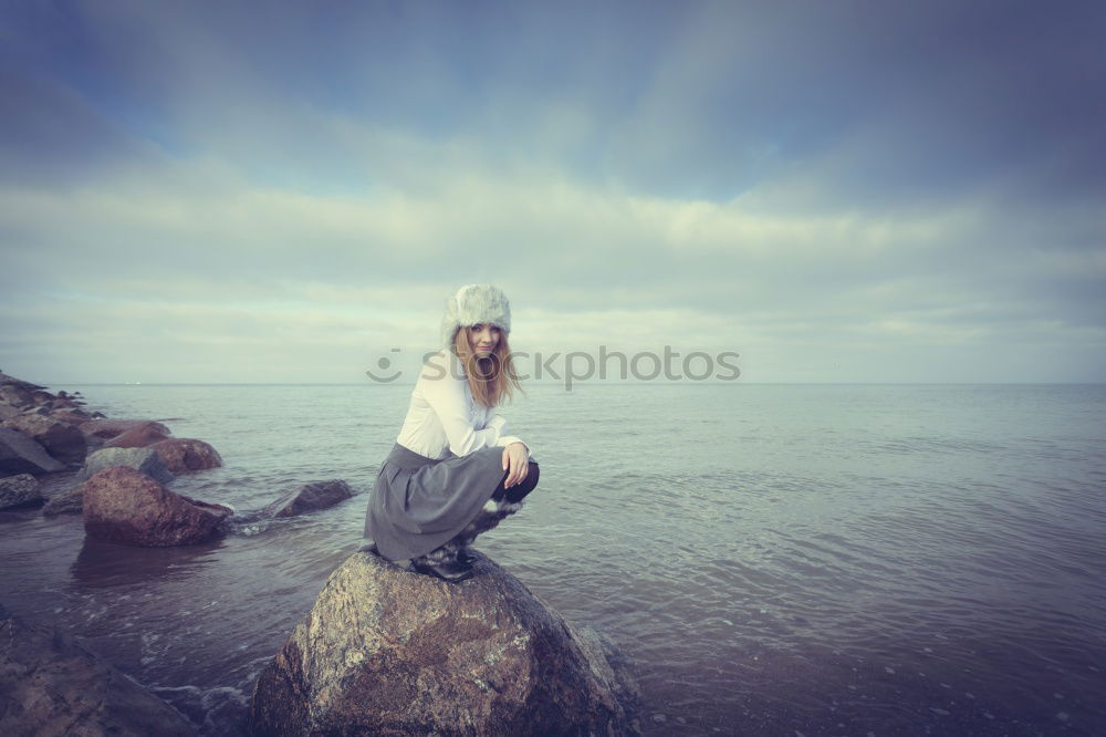 Similar – Image, Stock Photo horizon Relaxation