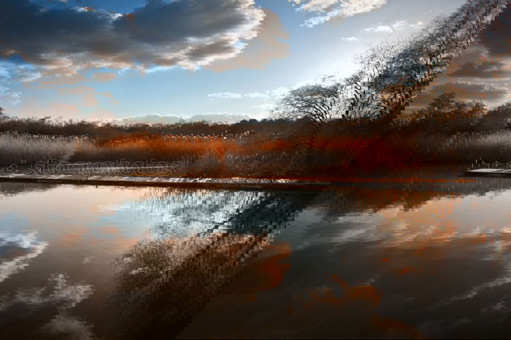 Similar – Image, Stock Photo Lake Zicker Relaxation