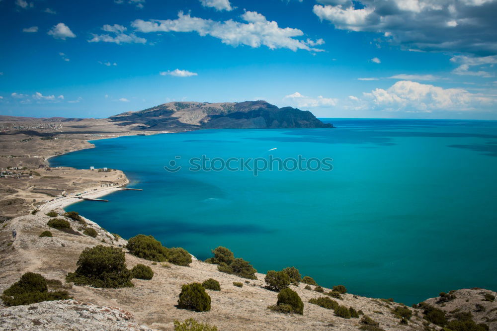 Similar – Image, Stock Photo Coastal view in Croatia