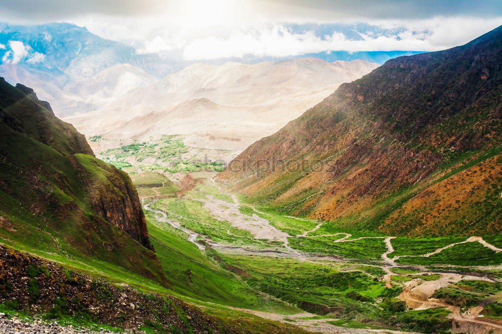 Similar – Beautiful valley in Huaraz, Peru, South America