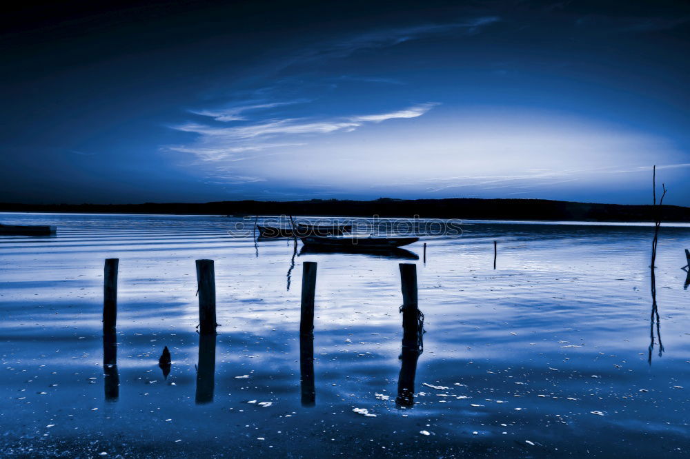 Similar – Image, Stock Photo solnedgång Twilight Ocean