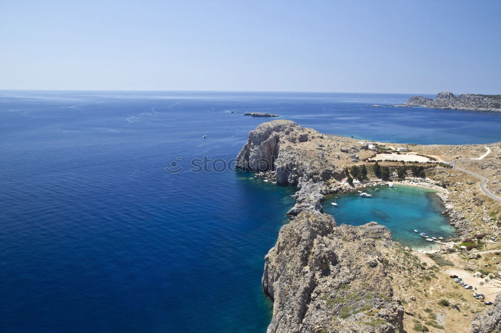 Similar – Image, Stock Photo View to the coast of Bonifacio / Corsica