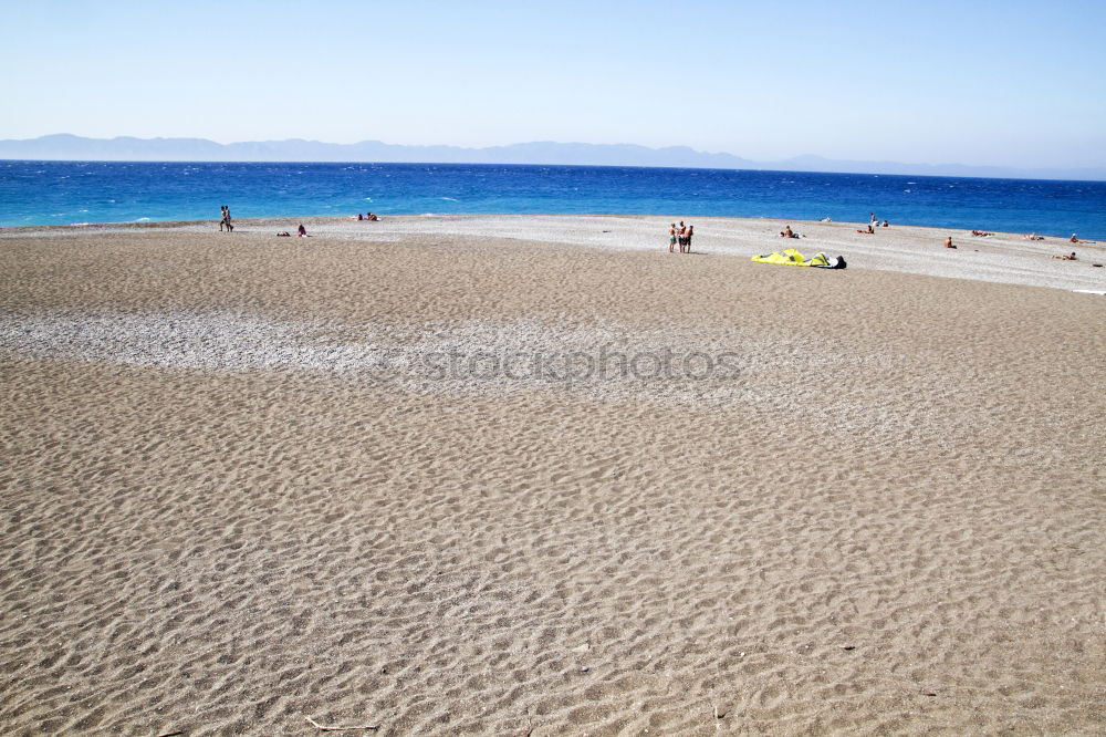 Similar – Image, Stock Photo Bird’s eye view of people on the beach