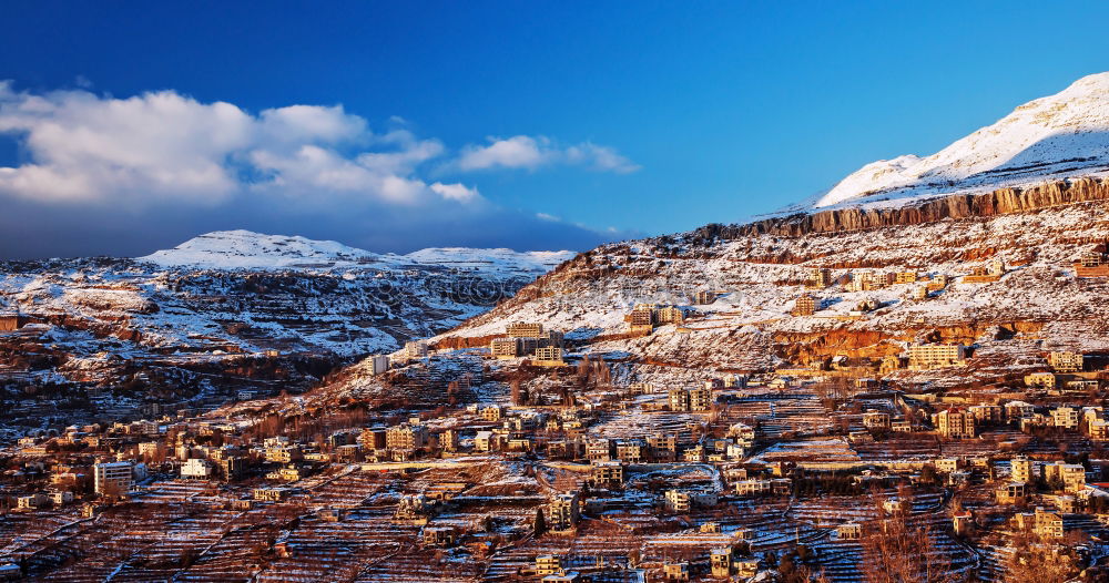 Similar – Winter Panorama City of Prizren, Kosovo