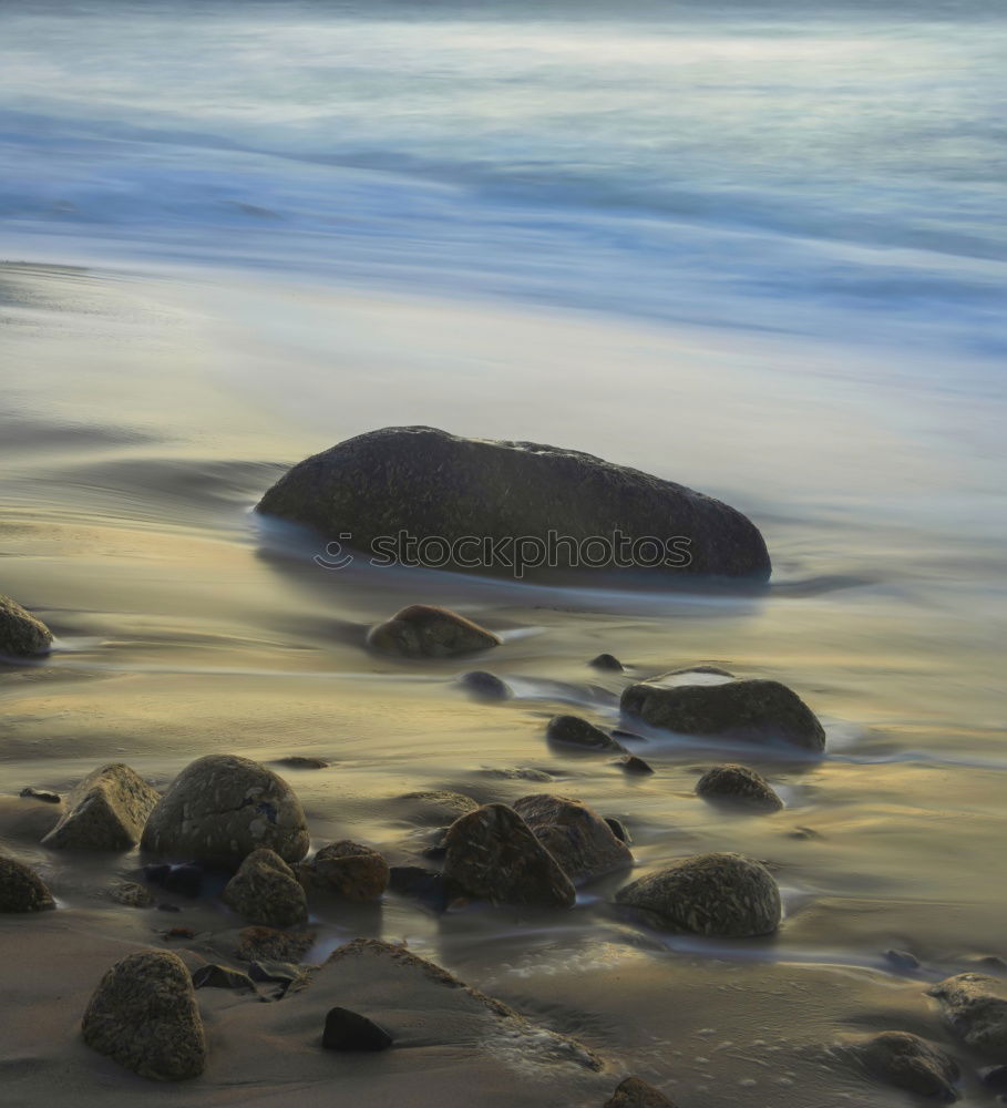 Similar – sandsteine Meer Strand