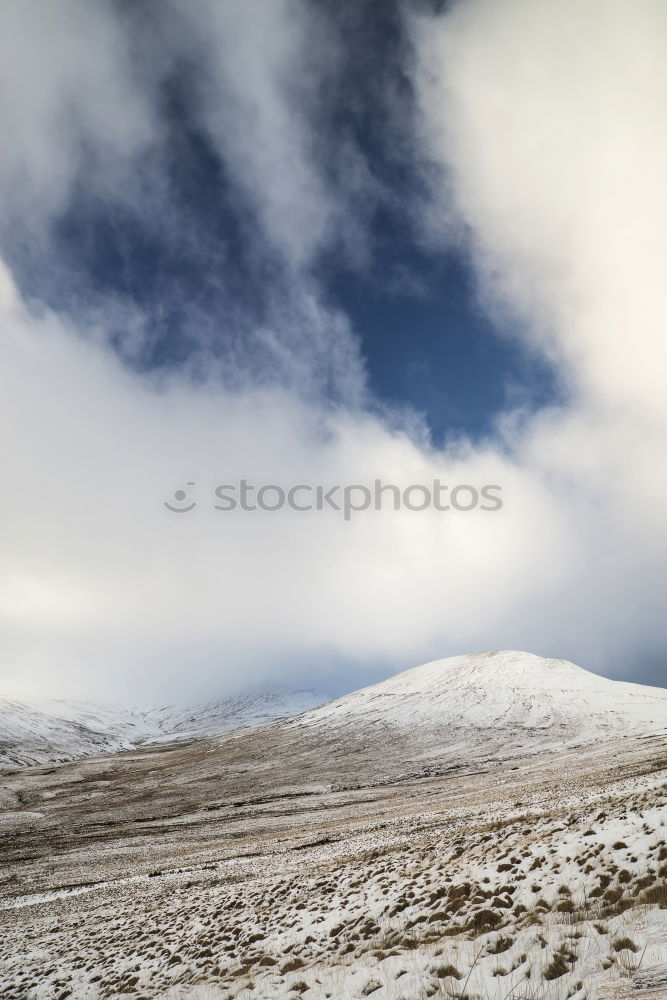 Similar – Road in beautiful winter mountains