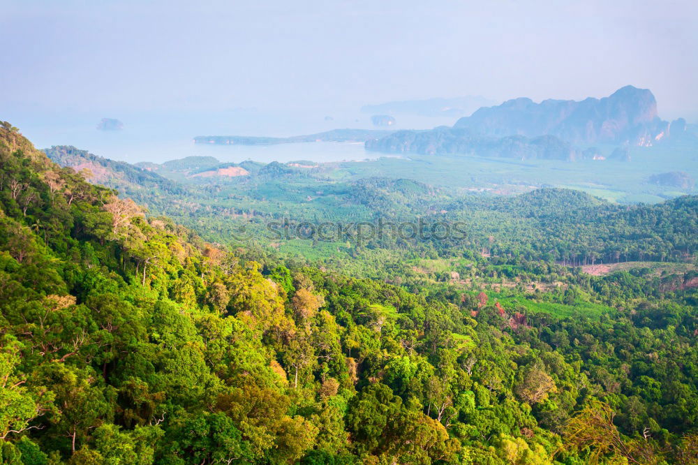 Similar – Tropical landscape in the morning