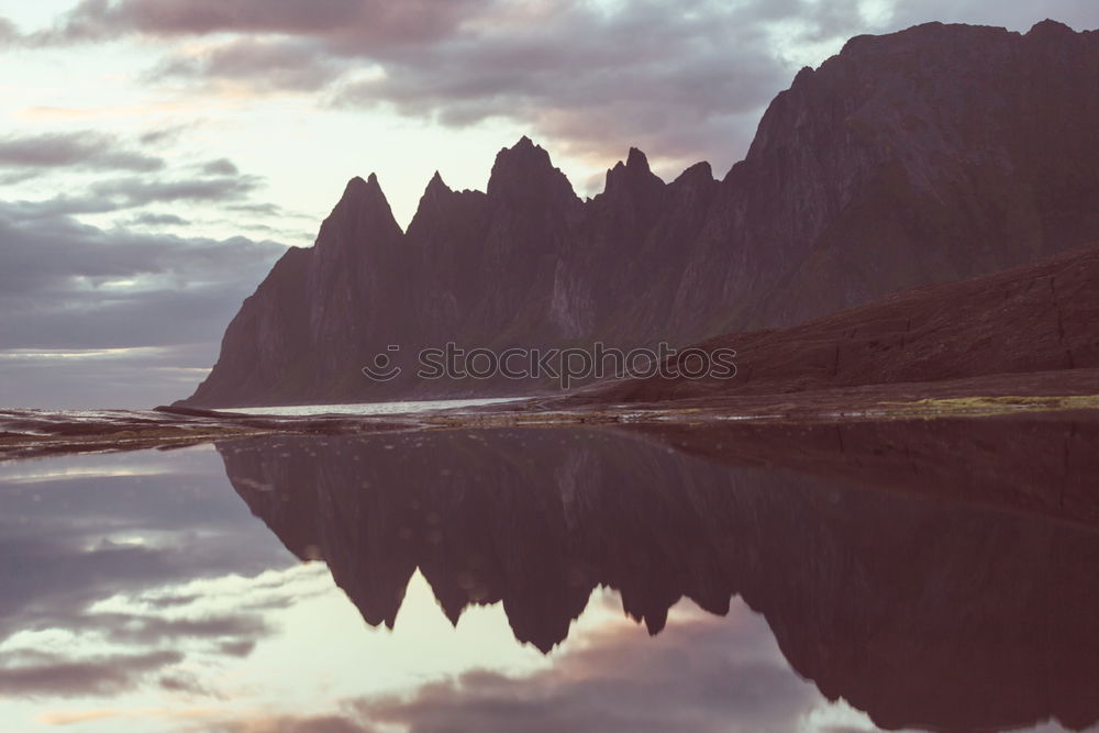 Similar – Image, Stock Photo Svolvær, Lofoten Tourism