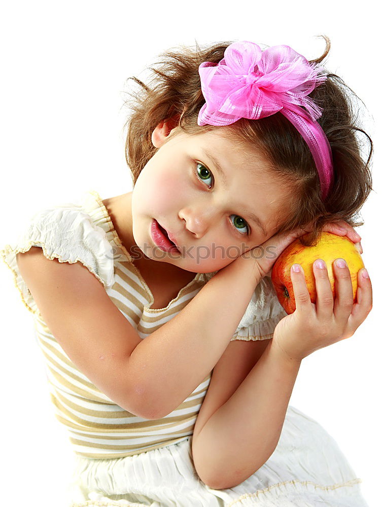 Similar – Image, Stock Photo happy toddler playing in kitchen