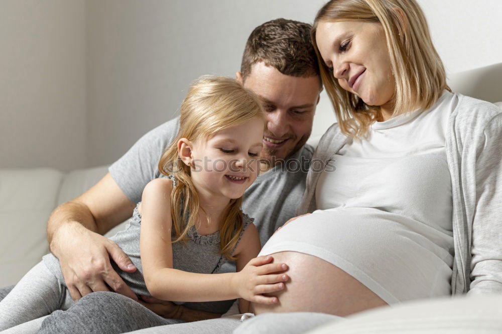 Similar – Image, Stock Photo Happy Family, Mother, Father And Baby.