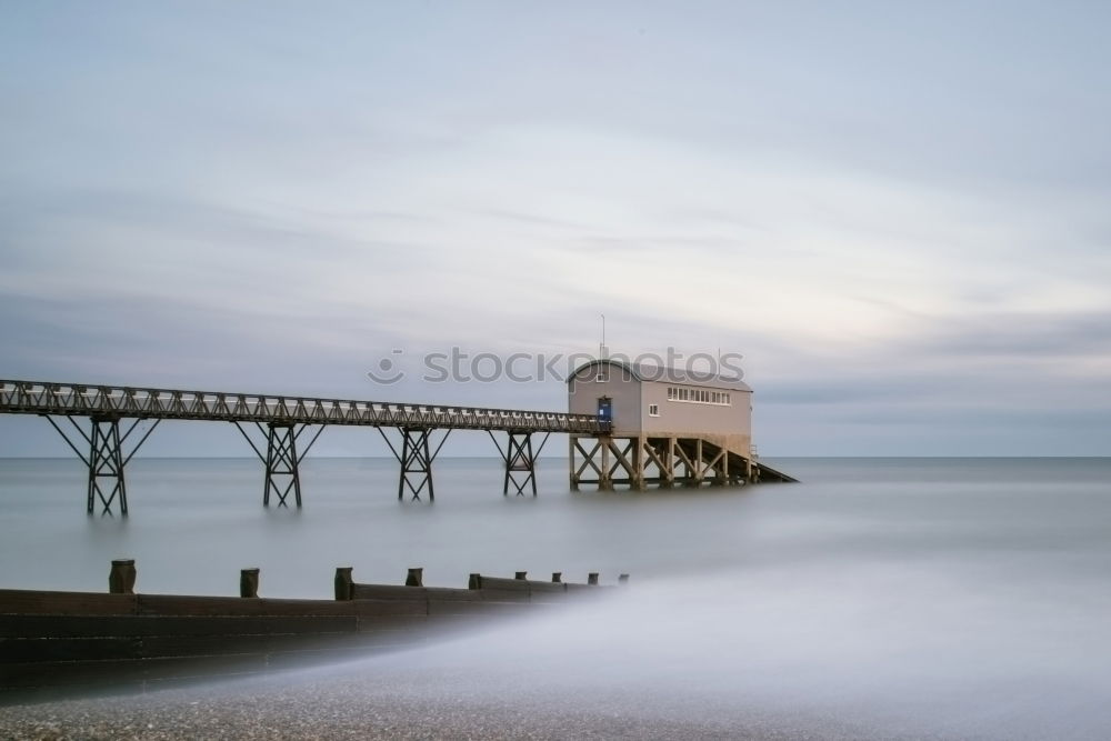 Similar – pier Landscape Water Sky